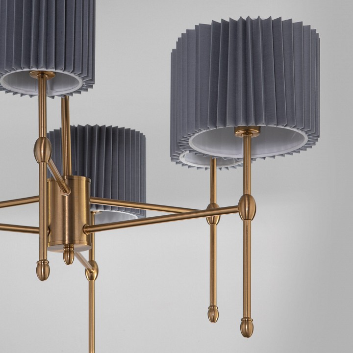 Люстра на штанге eurosvet notturno 60162/6 латунь