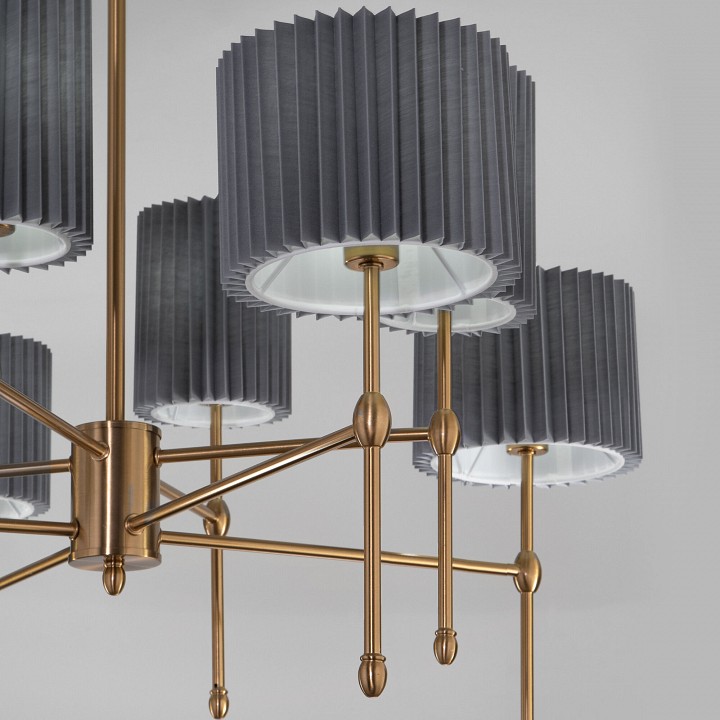 Люстра на штанге eurosvet notturno 60162/8 латунь