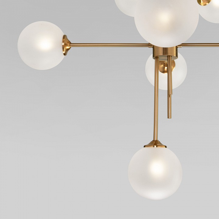 Люстра на штанге eurosvet volver 50383 латунь