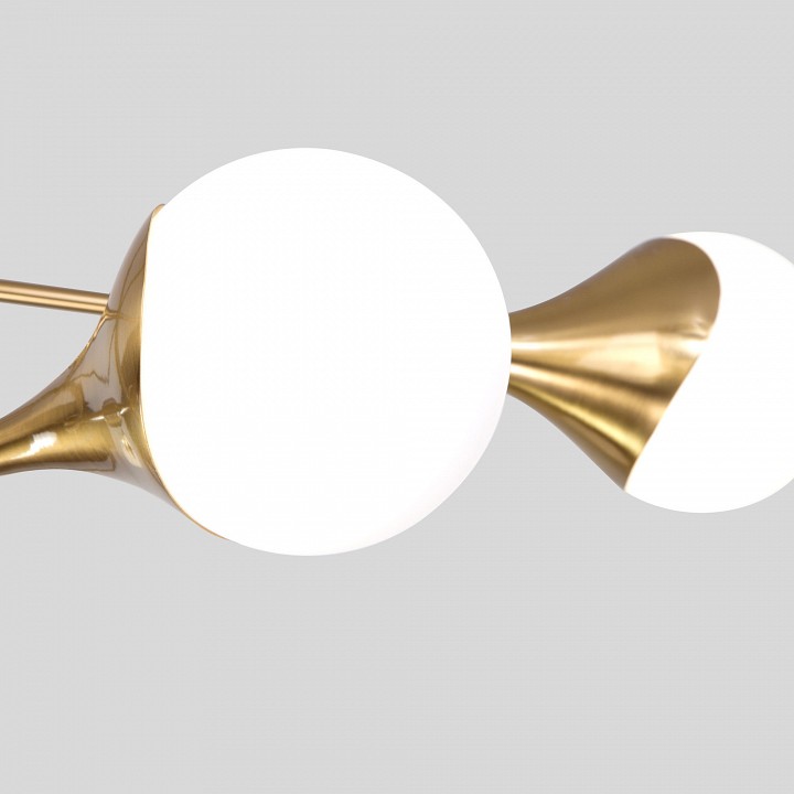 Люстра на штанге eurosvet calyx 60168/8 латунь