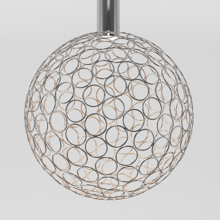 Подвесной светильник eurosvet gemini 90353/1 хром