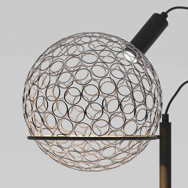 Торшер eurosvet gemini 80492/1 черный