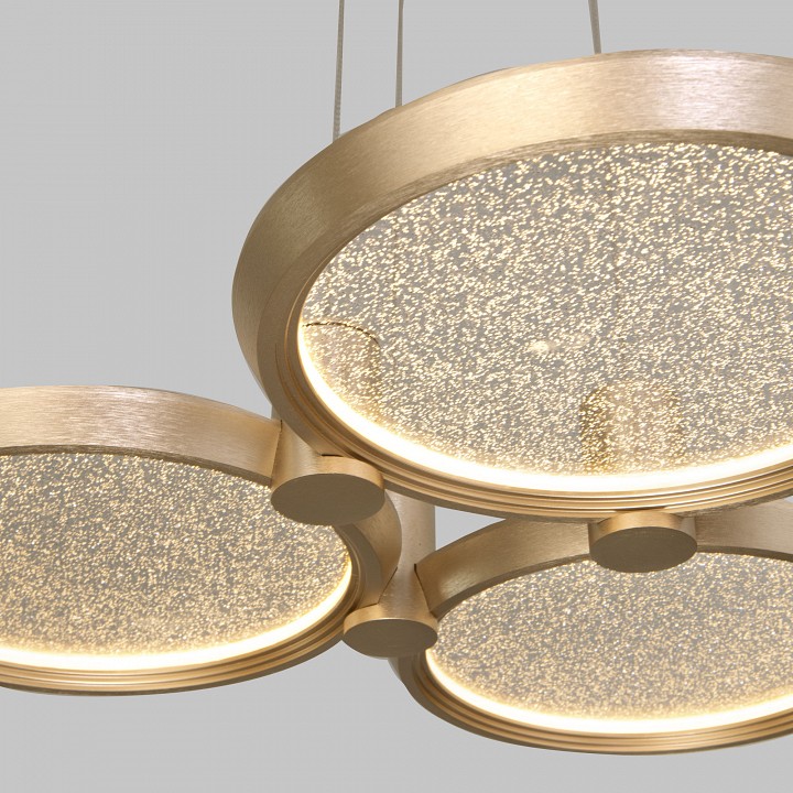 Подвесная люстра eurosvet crespella 90034/3 золото