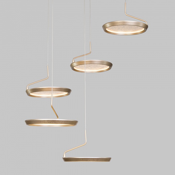 Подвесной светильник eurosvet crespella 90034/6 золото