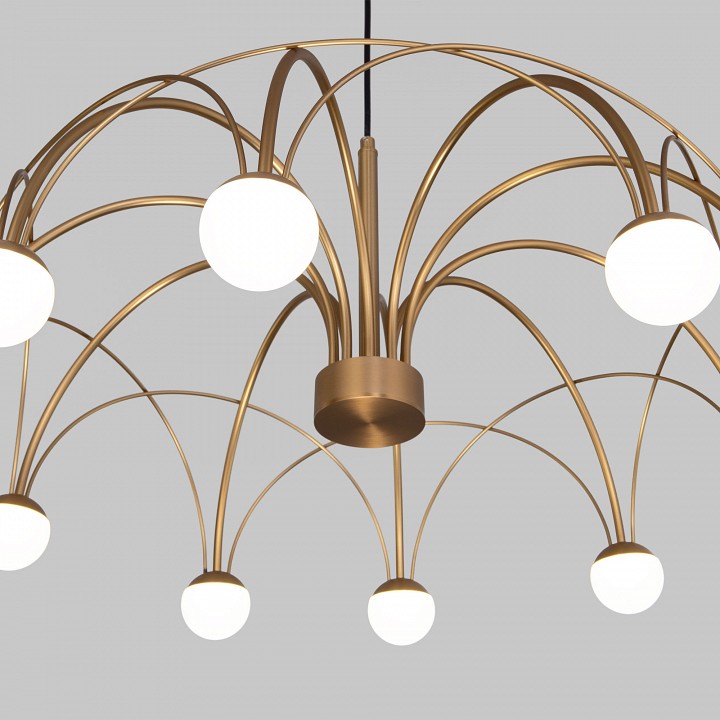 Люстра на штанге eurosvet ragno 90030/10 led золото