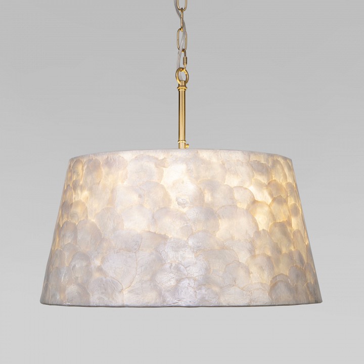 Подвесная люстра eurosvet  101013/5 латунь/перламутр smart