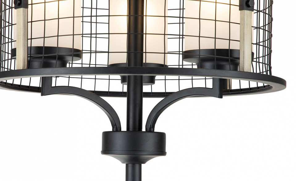 Торшер indigo castello 10014/3f black