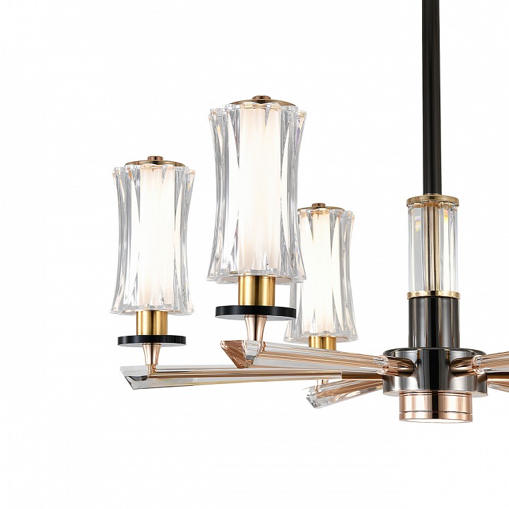 Люстра на штанге indigo grandioso 13038/6r black