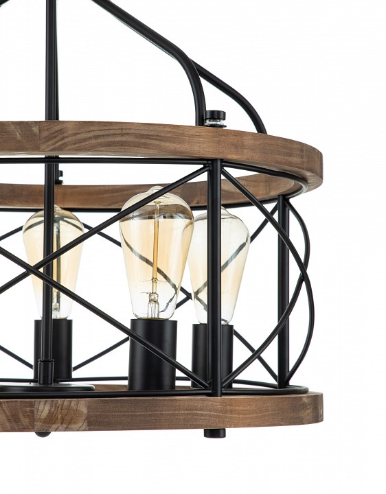 Подвесная люстра indigo camino 10017/5p black