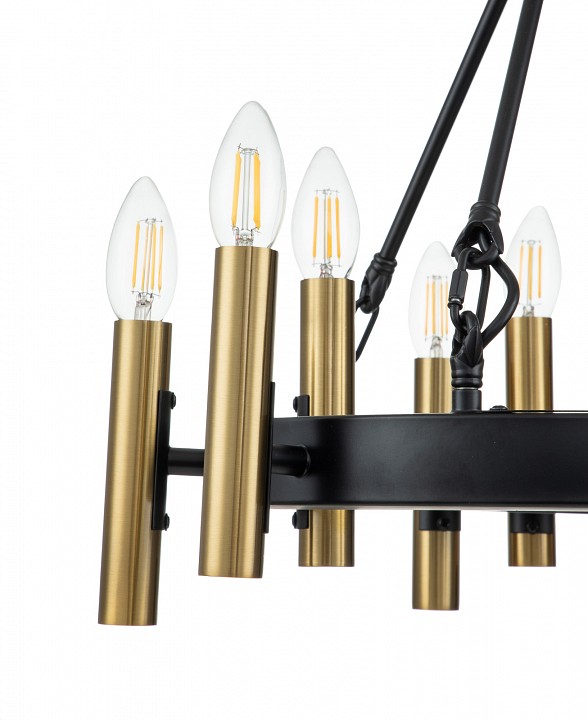 Подвесная люстра indigo cero 13009/9p black