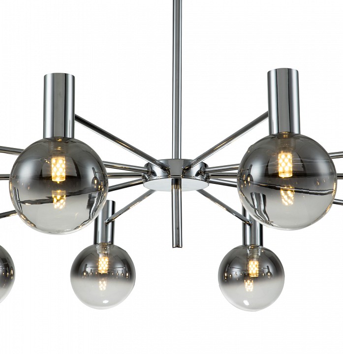 Люстра на штанге indigo collana 13015/10r chrome