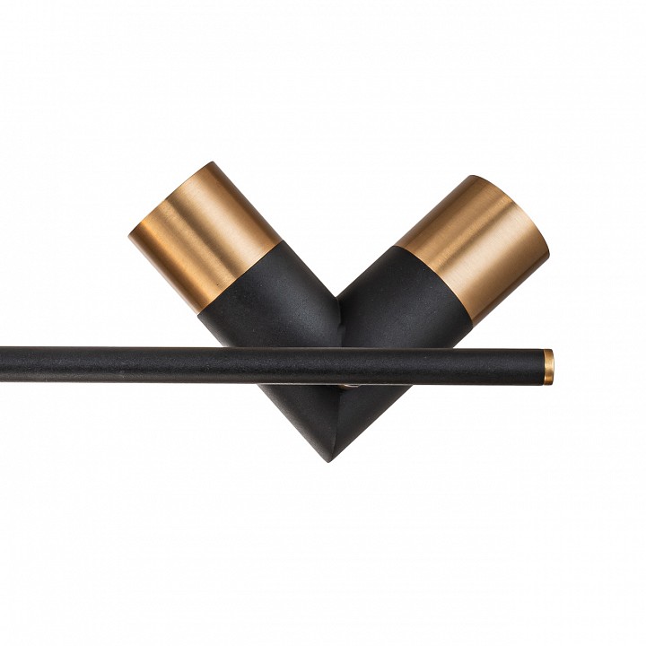 Люстра на штанге indigo doppio 11036/8r black