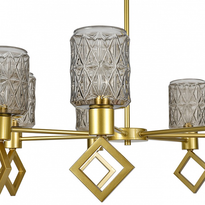 Люстра на штанге indigo preda 13025/7r gold