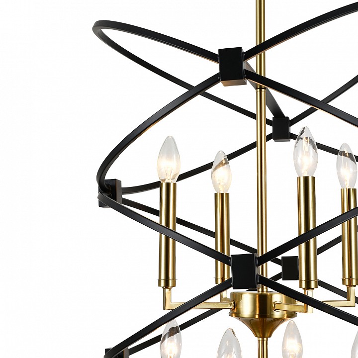 Люстра на штанге indigo trionfo 10020/8r black