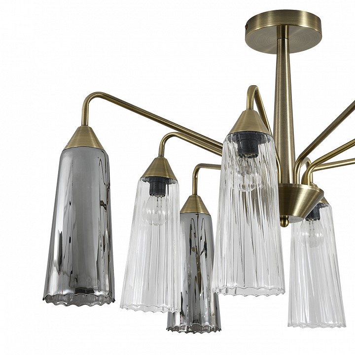 Люстра на штанге indigo campana 13028/8r brass