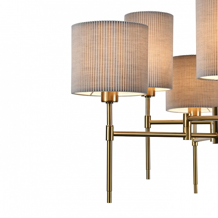 Люстра на штанге indigo plisse 13033/6r brass