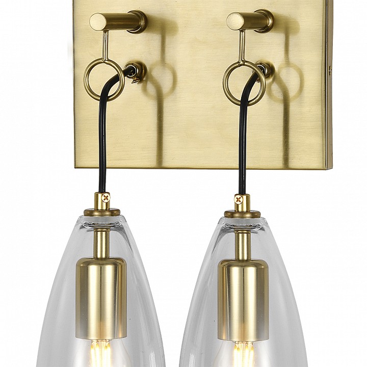 Бра indigo goccia 11064/2w clear