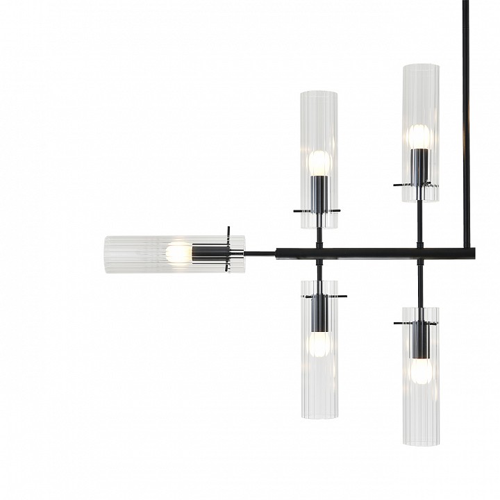 Люстра на штанге indigo saetta 11053/12r black