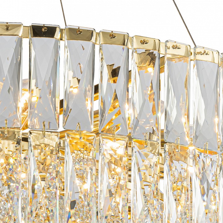 Подвесная люстра indigo vortice 12050/18p gold