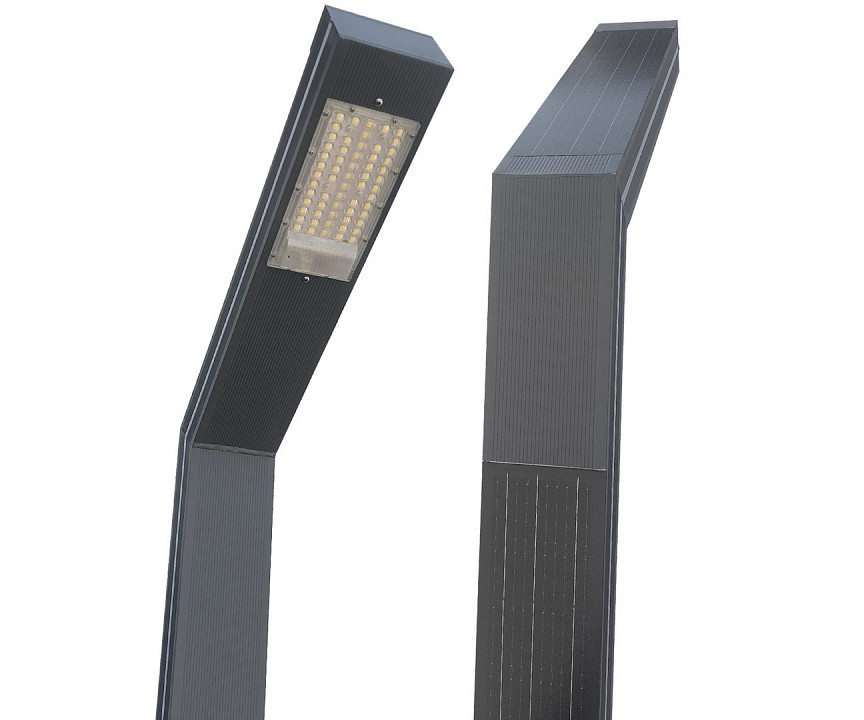 Наземный высокий светильник kink light сания 09203-f(220v/solar), 16(05)