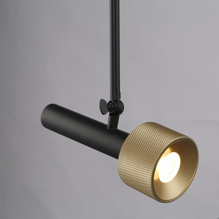 Светильник на штанге iledex technical delta 2361-1 bk+br