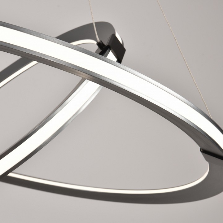 Подвесной светильник iledex vision 9225-8+5sd gr+bk