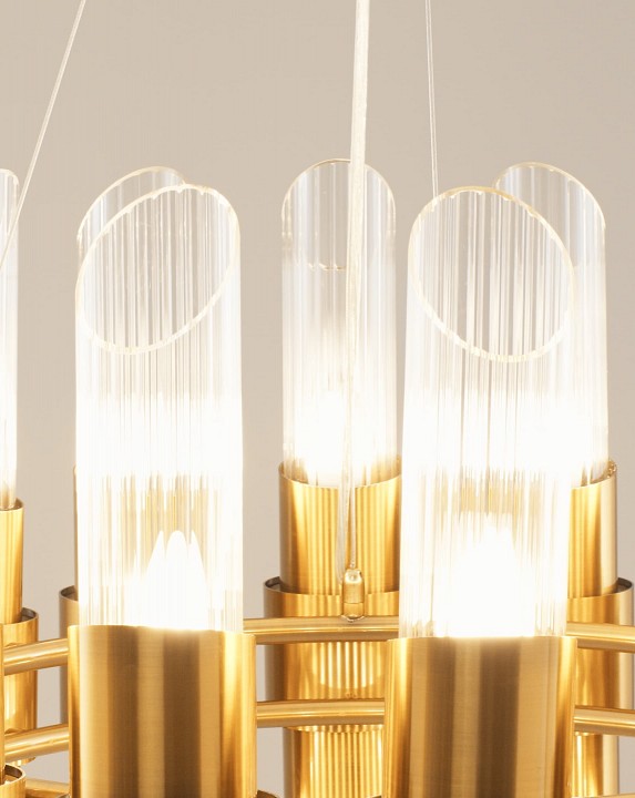 Подвесная люстра moderli strict v10270-32p base+v10270-32p glass