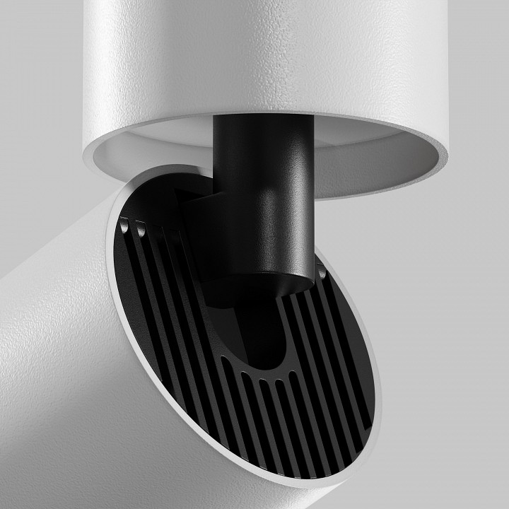 Светильник на штанге maytoni technical focus led c055cl-l12w3k-ss-w