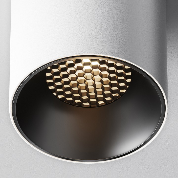 Накладной светильник maytoni technical alfa led c064cl-12w3k-rd-wb