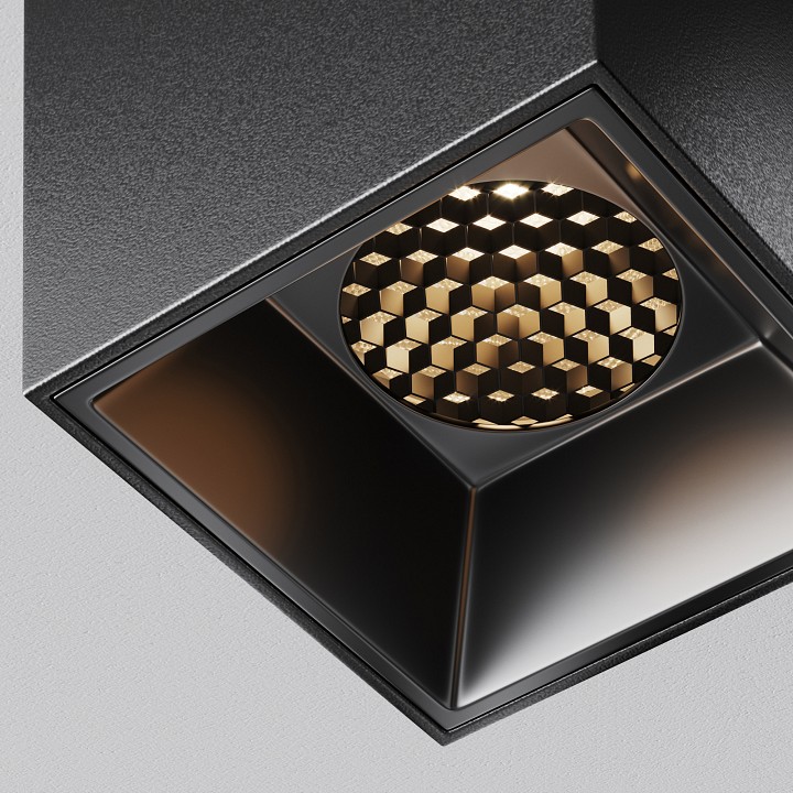 Накладной светильник maytoni technical alfa led c064cl-5w3k-sq-b