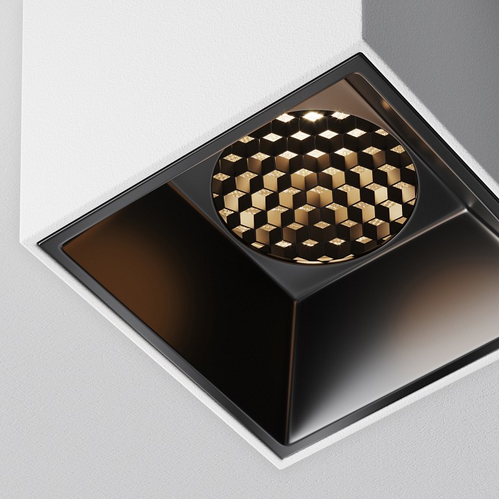 Накладной светильник maytoni technical alfa led c064cl-5w3k-sq-wb