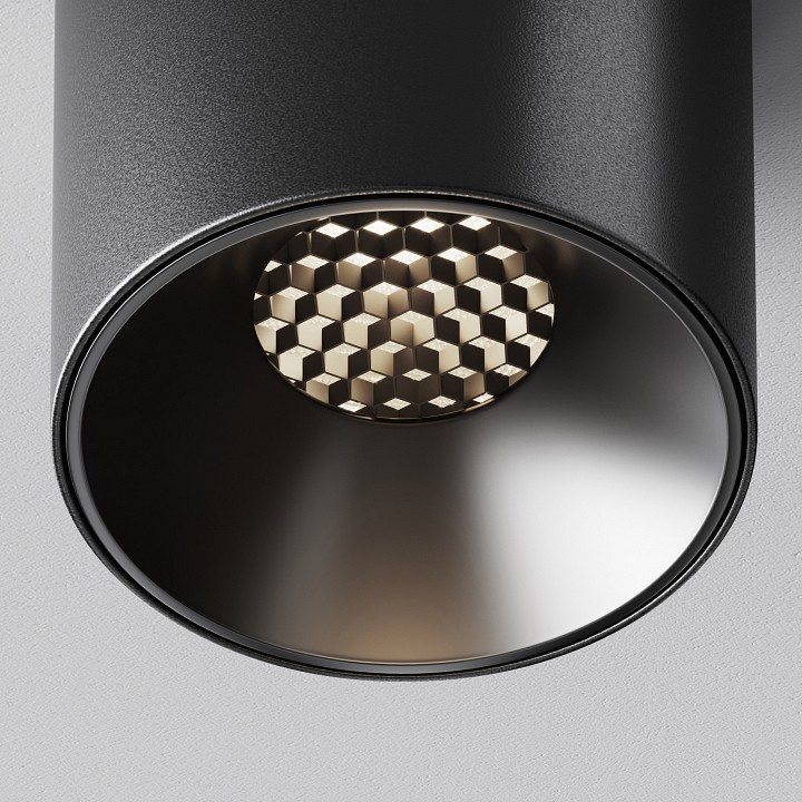 Накладной светильник maytoni technical alfa led c064cl-5w4k-rd-b