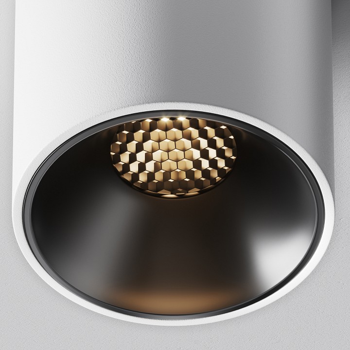 Накладной светильник maytoni technical alfa led c064cl-8w3k-rd-wb