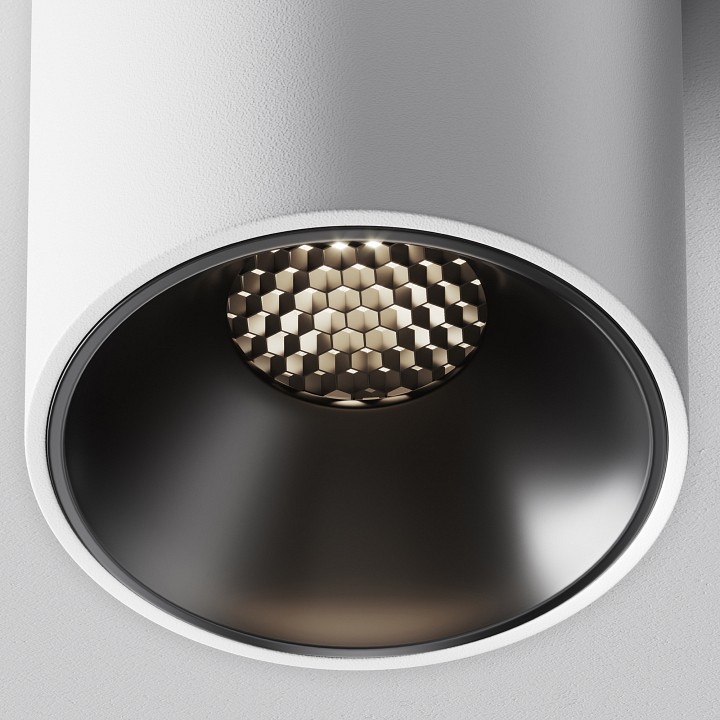 Накладной светильник maytoni technical alfa led c064cl-8w4k-rd-wb