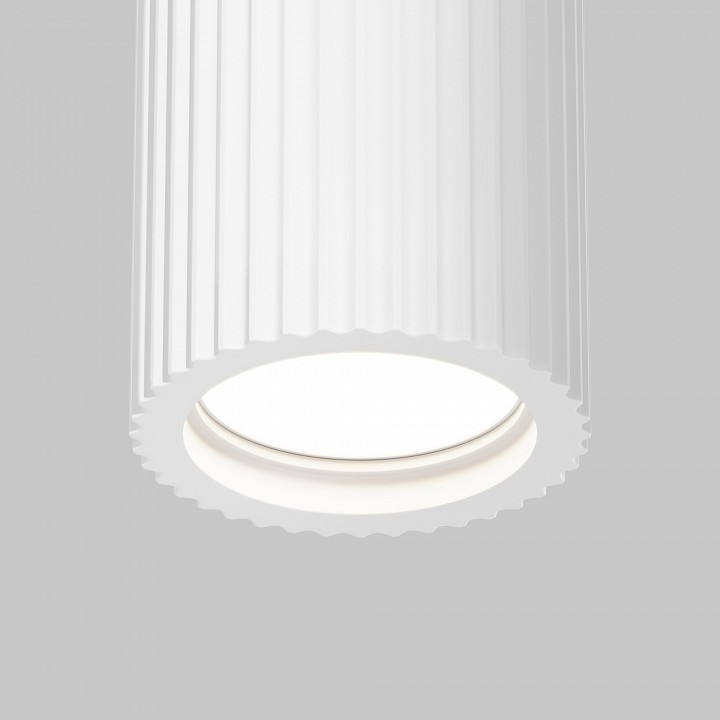 Накладной светильник maytoni technical conik gyps c121cl-gu10-w