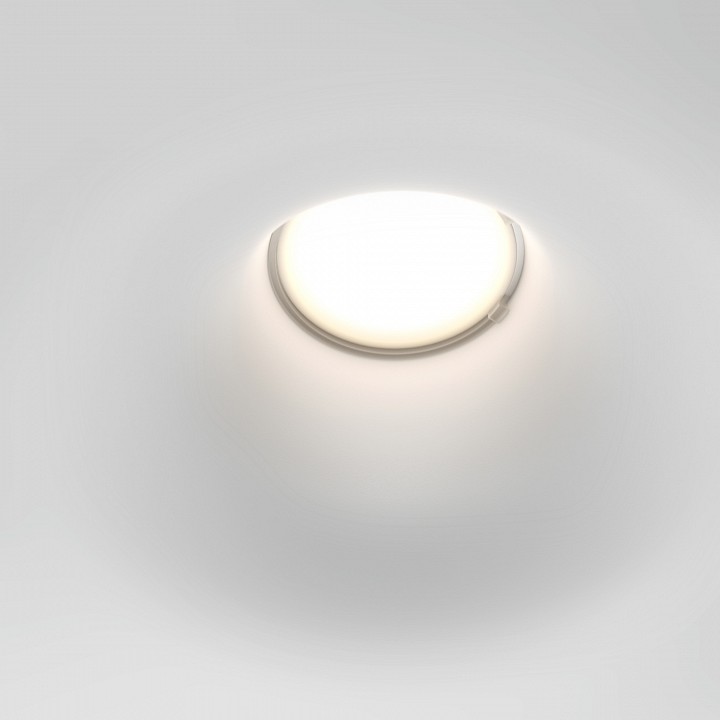 Встраиваемый светильник maytoni technical gyps modern dl001-1-01-w-1