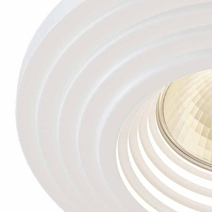 Встраиваемый светильник maytoni technical gyps modern dl004-1-01-w