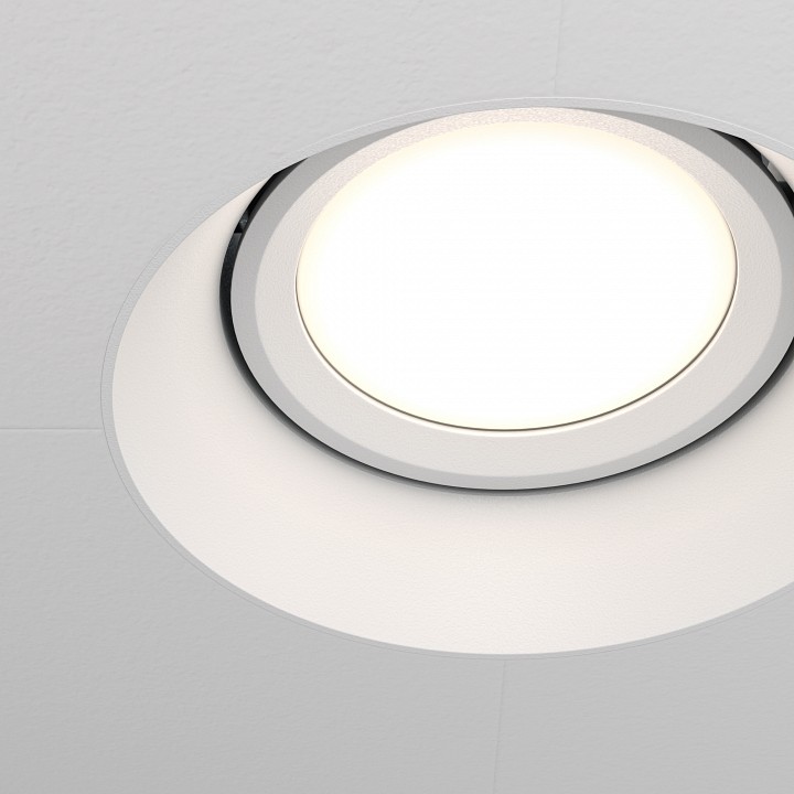 Встраиваемый светильник maytoni technical dot dl042-01-rd-w