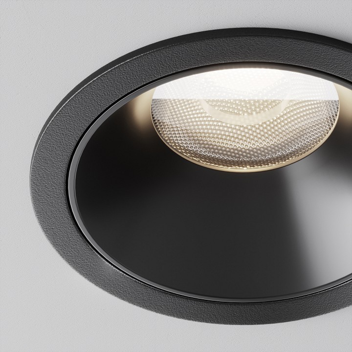 Встраиваемый светильник maytoni technical alfa led dl043-01-15w4k-rd-b-1