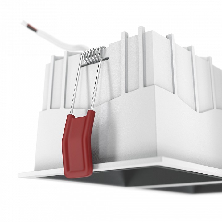 Встраиваемый светильник maytoni technical alfa led dl043-02-15w3k-d-sq-wb