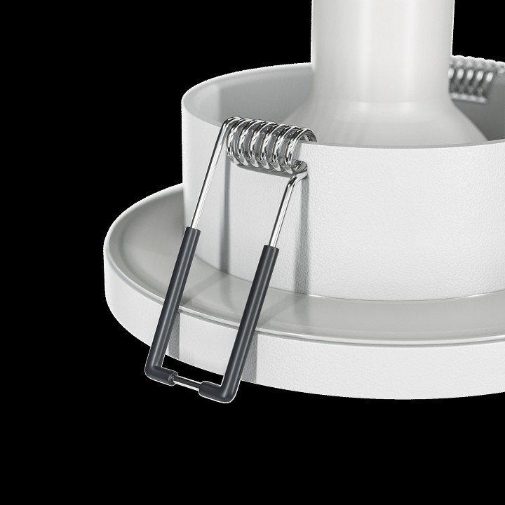 Встраиваемый светильник maytoni technical stark dl083-01-gu10-rd-w