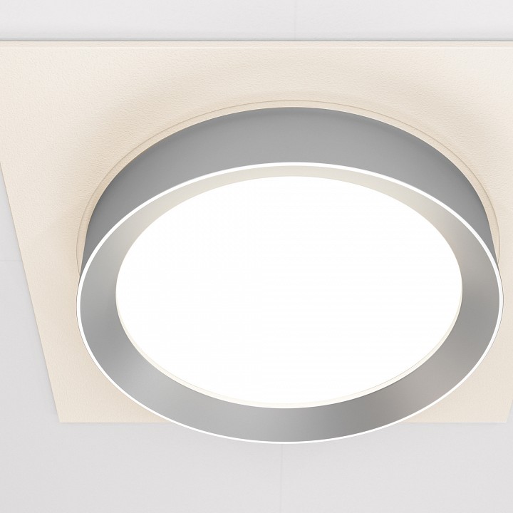 Встраиваемый светильник maytoni technical hoop dl086-gx53-sq-ws