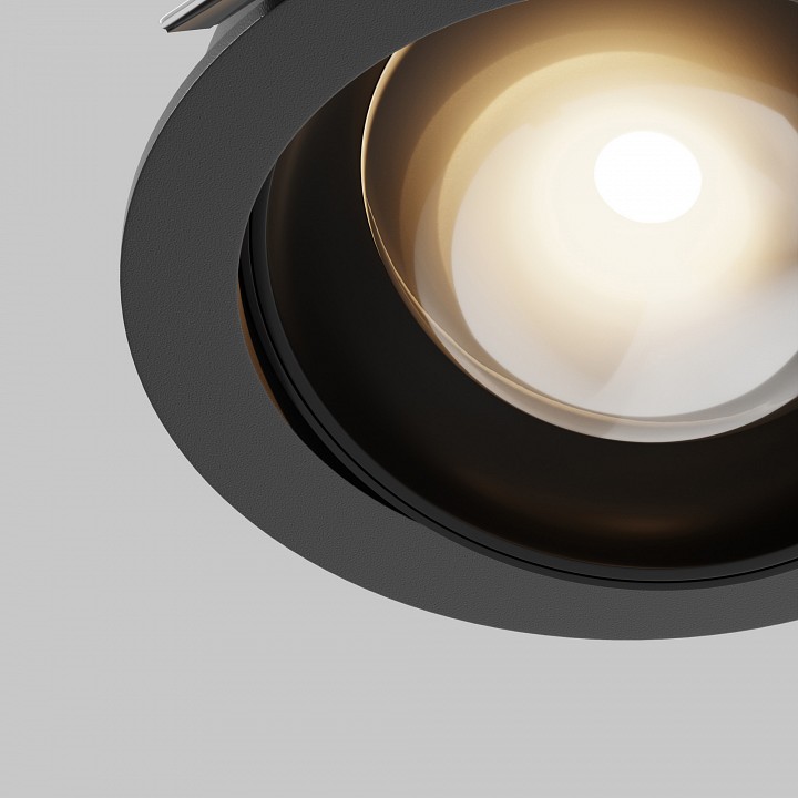 Встраиваемый светильник maytoni technical lens dl105-12w3k-b