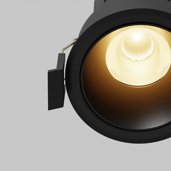 Встраиваемый светильник maytoni technical dip dl115-10w-2.7k-b