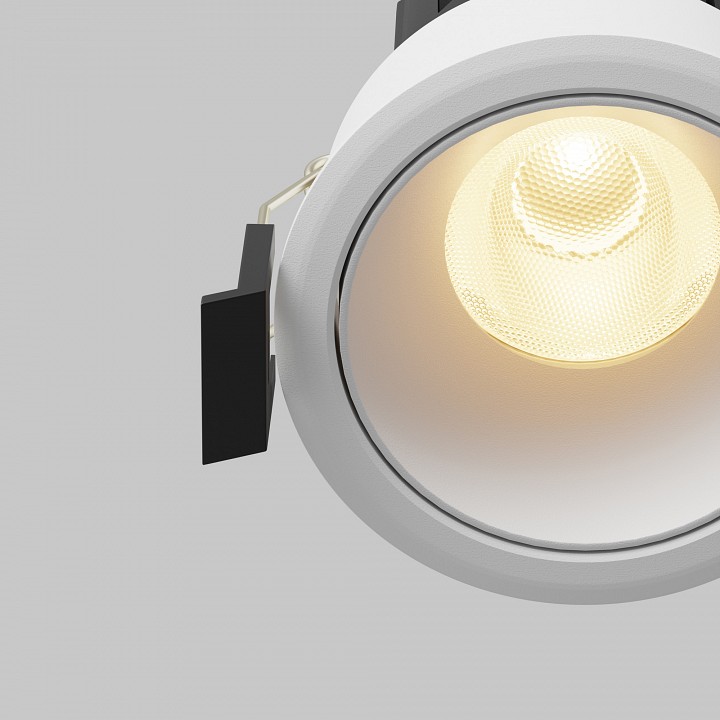 Встраиваемый светильник maytoni technical dip dl115-10w-2.7k-w