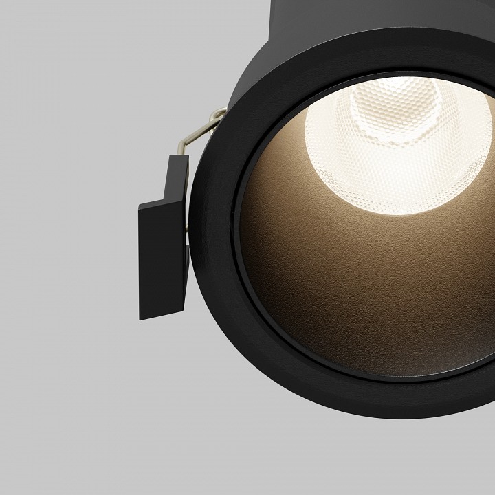 Встраиваемый светильник maytoni technical dip dl116-10w-4k-b