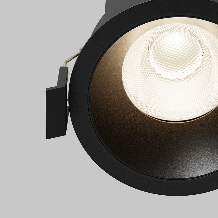 Встраиваемый светильник maytoni technical dip dl117-15w-4k-b