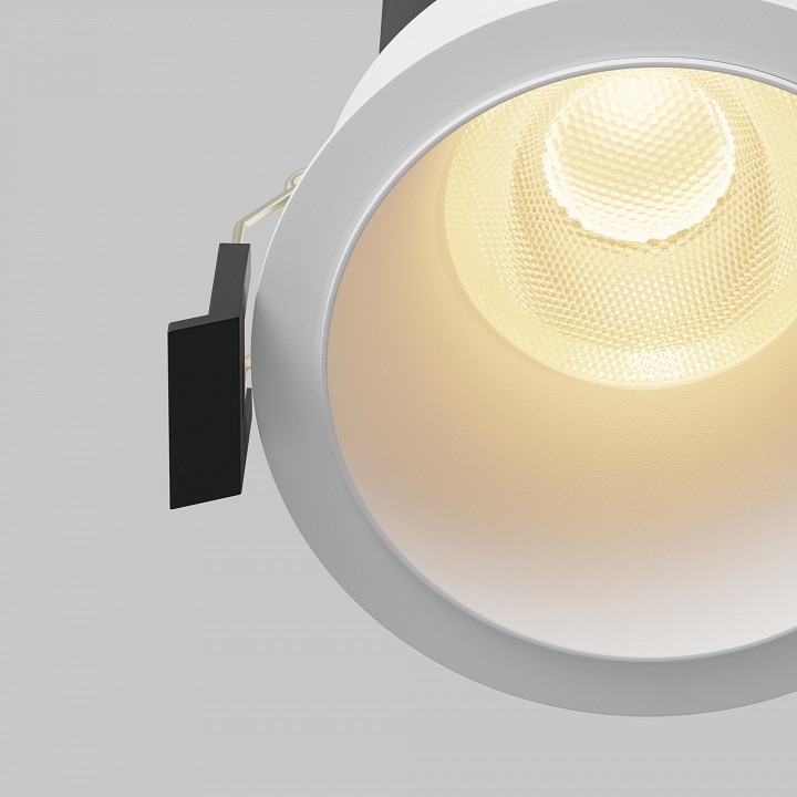 Встраиваемый светильник maytoni technical dip dl118-15w-2.7k-w