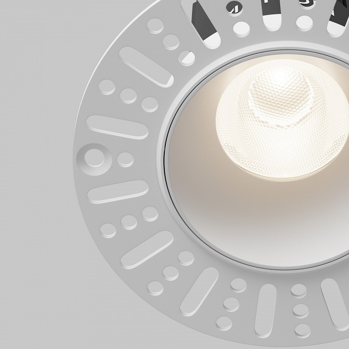 Встраиваемый светильник maytoni technical dip dl119-10w-4k-trs-w