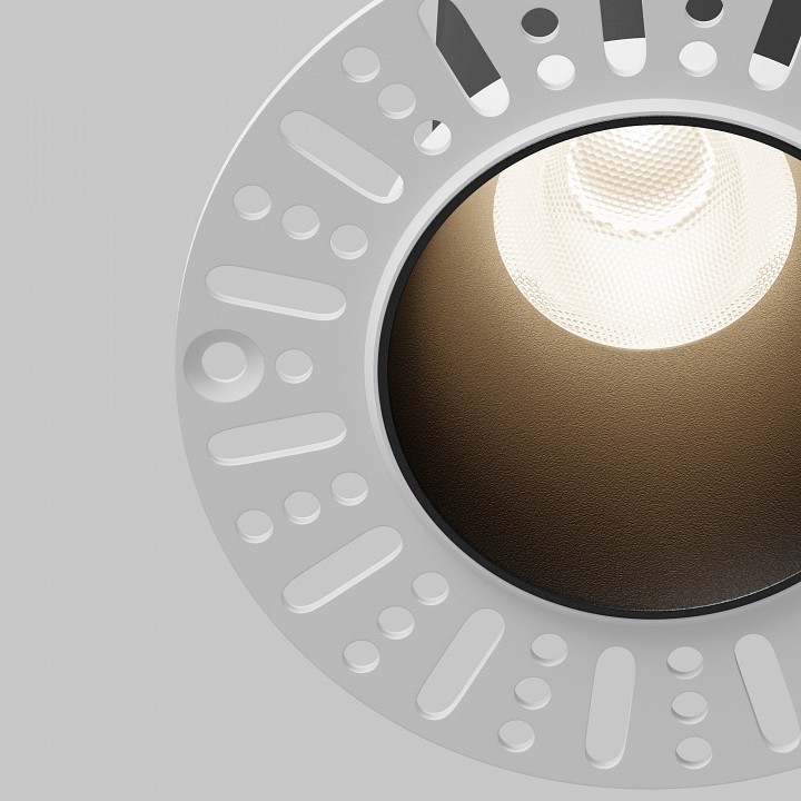 Встраиваемый светильник maytoni technical dip dl120-10w-4k-trs-b